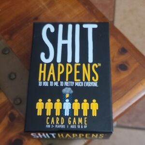 Shit Happens Card Game - Black